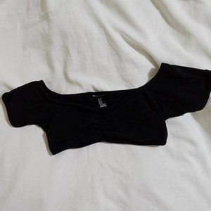 Forever 21 Off Shoulder Crop Top